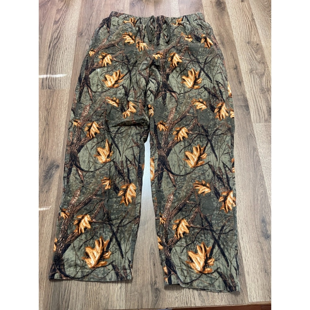 Northcrest Pants, Men's Size Medium, Green, Camouflage, Tie Waist, Sweatpants